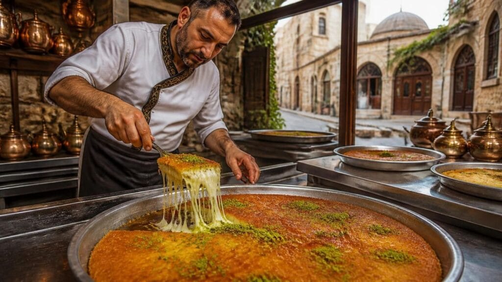 Antakya’da Yerli Künefeciyi Turistik Olandan Ayıran İpuçları antakyada künefeci seçimi